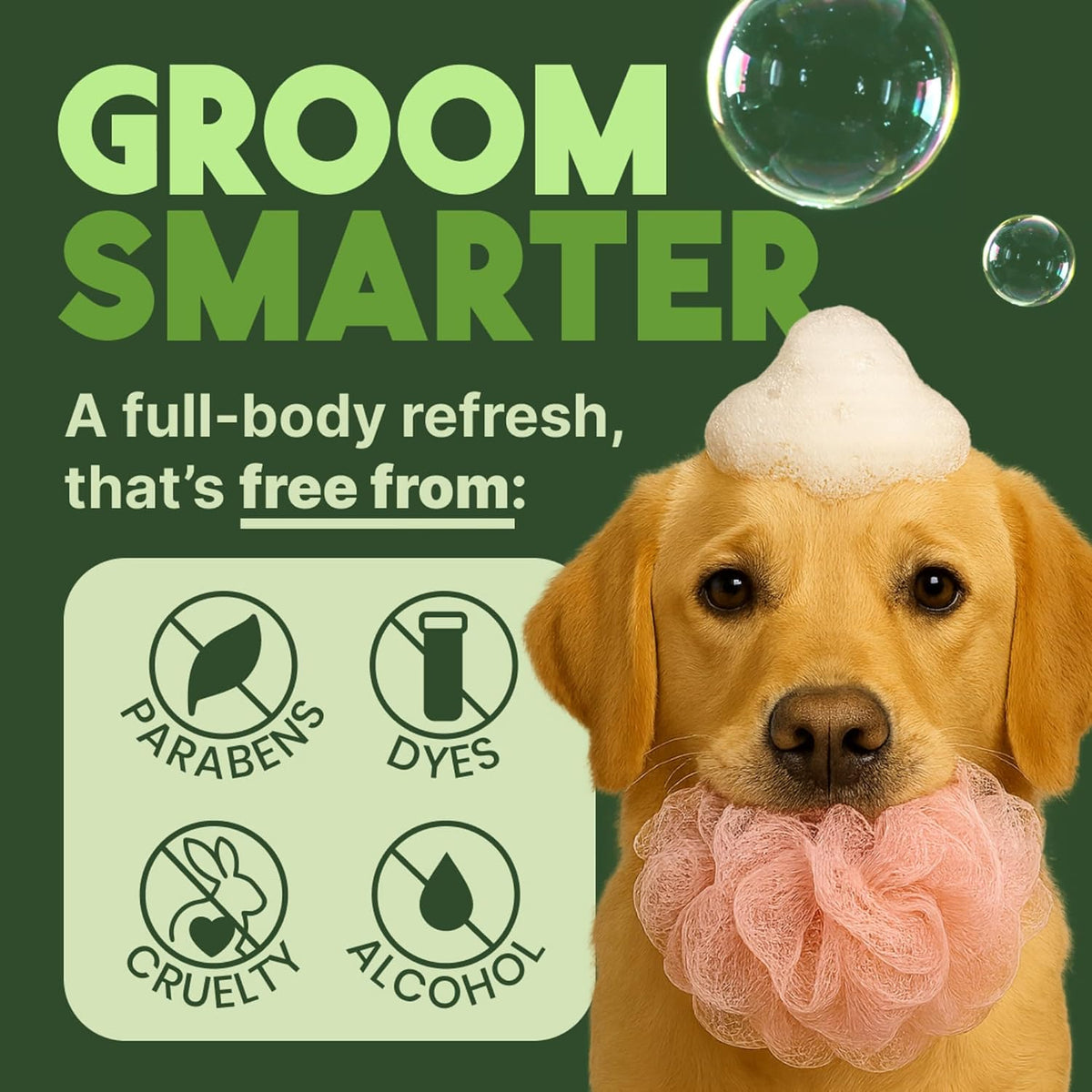 Gentle Puppy Shampoo, Sensitive Skin, Coconut Scent, 20oz | For Allergies & Sensitive Skin | Gentle Coconut Scent | Safe for Cats & Kittens | Made in USA