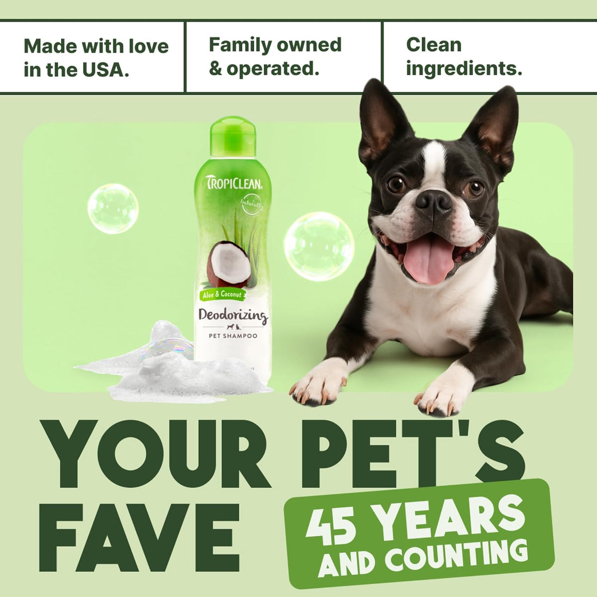 Gentle Puppy Shampoo, Sensitive Skin, Coconut Scent, 20oz | For Allergies & Sensitive Skin | Gentle Coconut Scent | Safe for Cats & Kittens | Made in USA