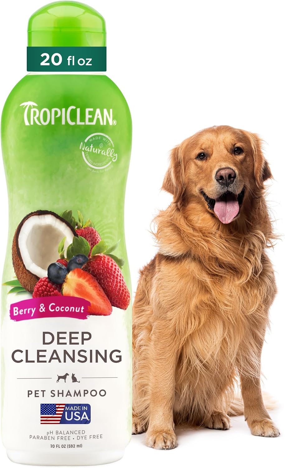 Gentle Puppy Shampoo, Sensitive Skin, Coconut Scent, 20oz | For Allergies & Sensitive Skin | Gentle Coconut Scent | Safe for Cats & Kittens | Made in USA
