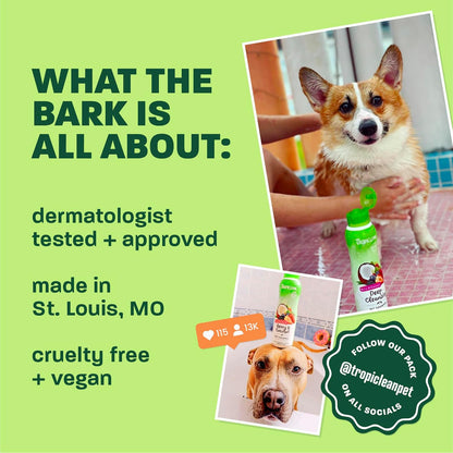 Gentle Puppy Shampoo, Sensitive Skin, Coconut Scent, 20oz | For Allergies & Sensitive Skin | Gentle Coconut Scent | Safe for Cats & Kittens | Made in USA