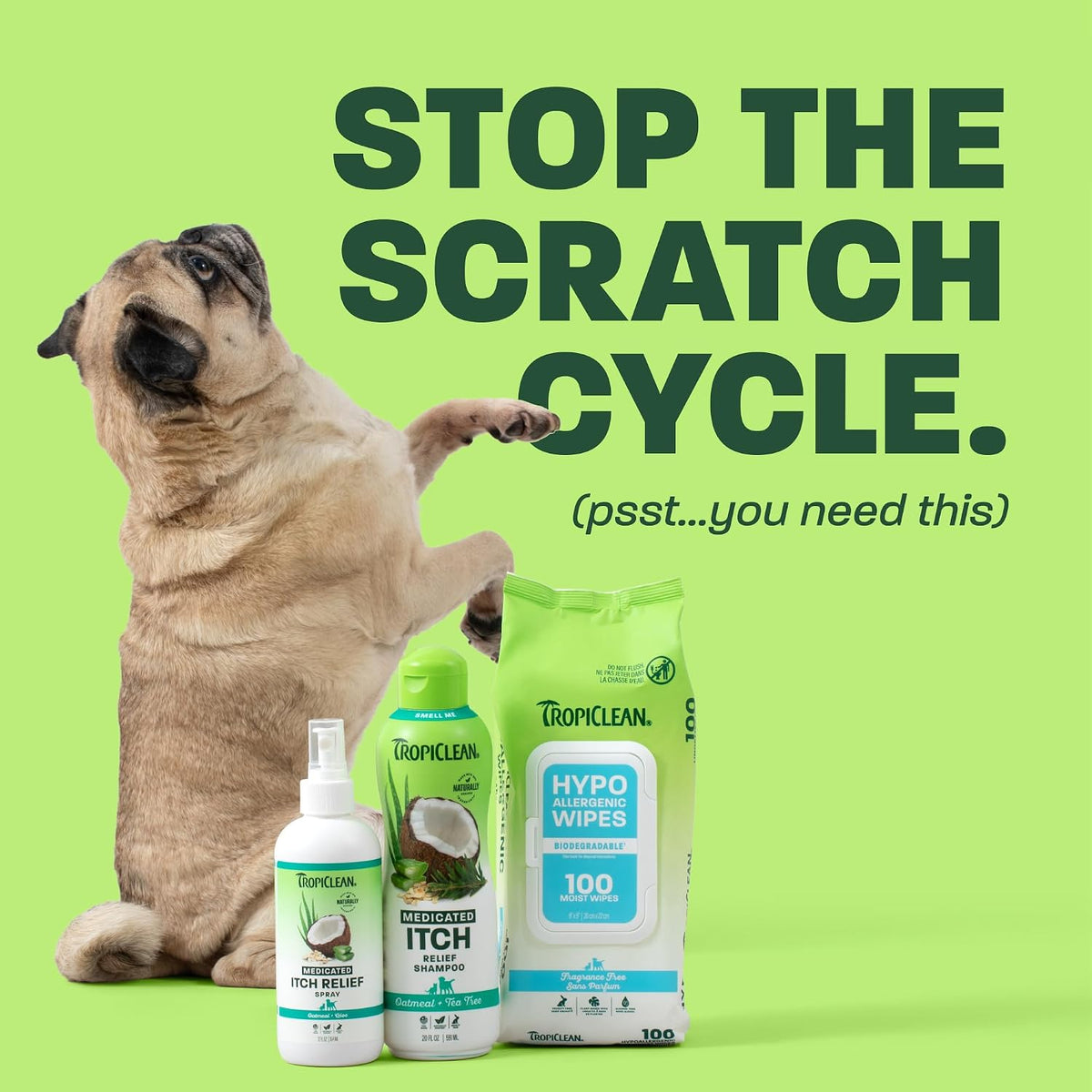 Gentle Puppy Shampoo, Sensitive Skin, Coconut Scent, 20oz | For Allergies & Sensitive Skin | Gentle Coconut Scent | Safe for Cats & Kittens | Made in USA