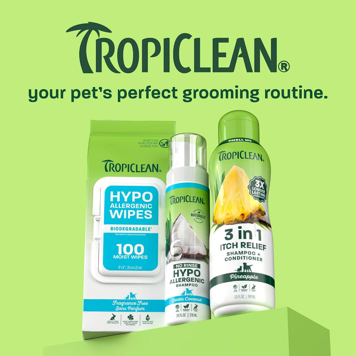 Gentle Puppy Shampoo, Sensitive Skin, Coconut Scent, 20oz | For Allergies & Sensitive Skin | Gentle Coconut Scent | Safe for Cats & Kittens | Made in USA