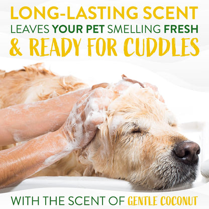 Gentle Puppy Shampoo, Sensitive Skin, Coconut Scent, 20oz | For Allergies & Sensitive Skin | Gentle Coconut Scent | Safe for Cats & Kittens | Made in USA