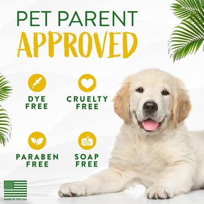 Gentle Puppy Shampoo, Sensitive Skin, Coconut Scent, 20oz | For Allergies & Sensitive Skin | Gentle Coconut Scent | Safe for Cats & Kittens | Made in USA