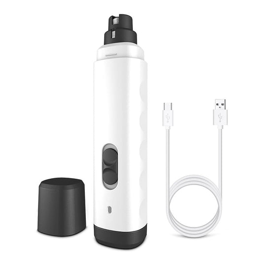Dog Nail Grinder Quiet, Dog Nail Trimmers, Professional 2-Speed Electric Rechargeable Pet Nail Trimmer Painless Paws Grooming & Smoothing for Small Medium Large Dogs & Cats