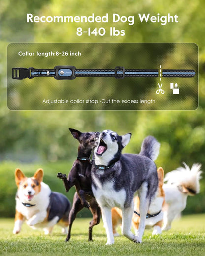 SLOPEHILL Dog Shock Collar,4200FT Dog Training Collar with Remote,Pink