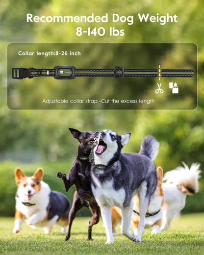 SLOPEHILL Dog Shock Collar,4200FT Dog Training Collar with Remote,Pink