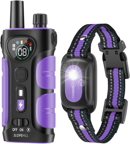 SLOPEHILL Dog Shock Collar,4200FT Dog Training Collar with Remote,Pink