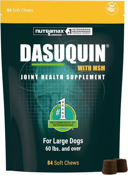 Nutramax Dasuquin MSM Joint Supplement for Large Dogs, Soft Chews