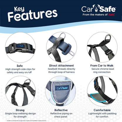 CarSafe Dog Travel Car Harness | Size M