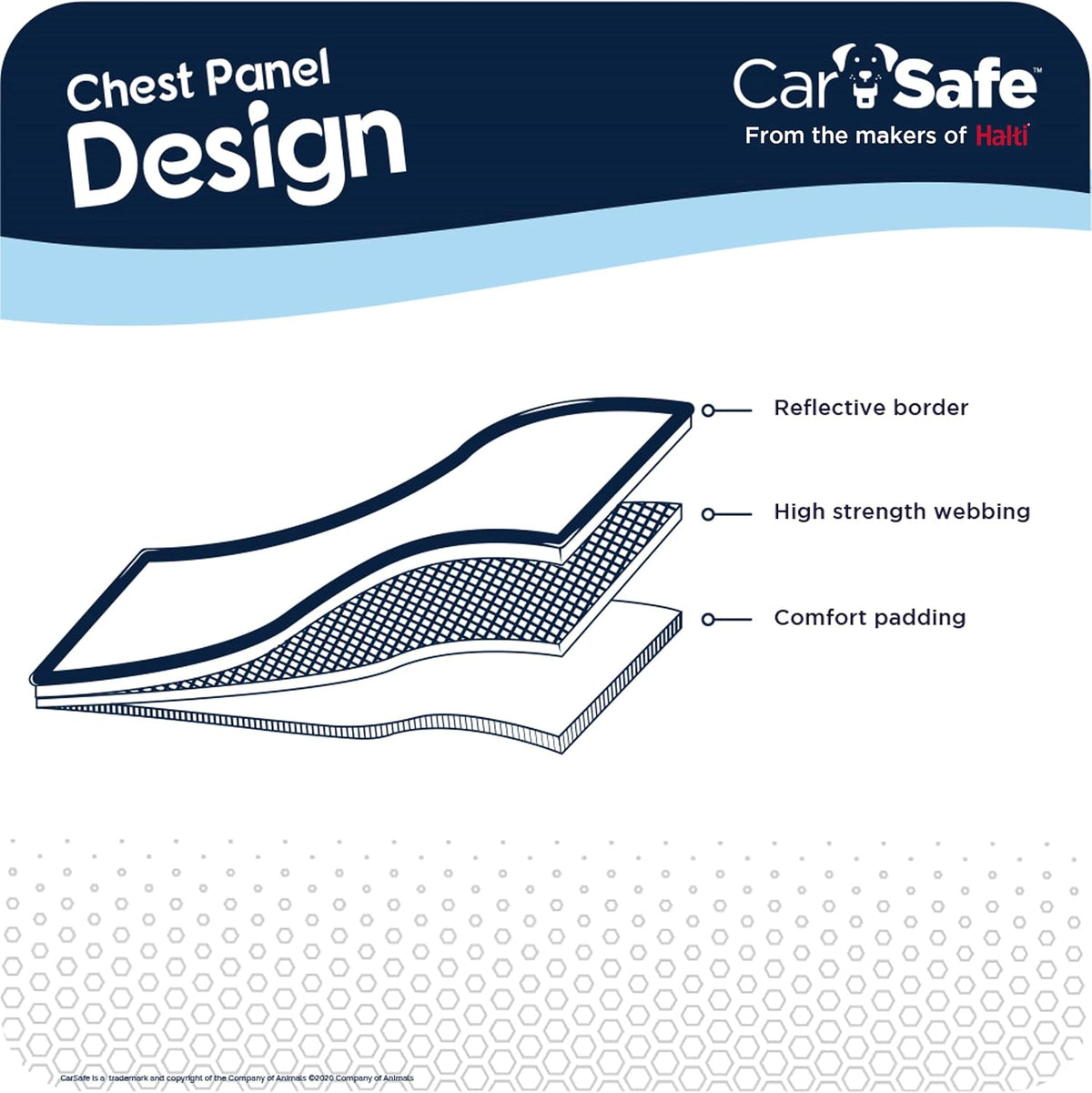 CarSafe Dog Travel Car Harness | Size M