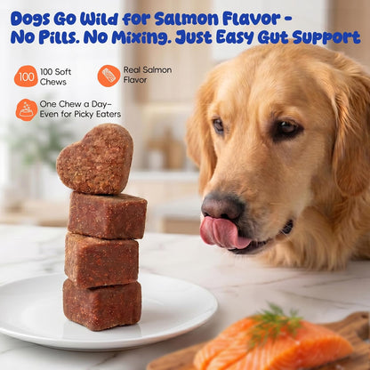 Dog Allergy Itch Chew, Skin Relief & Seasonal Support, Bacon 120ct