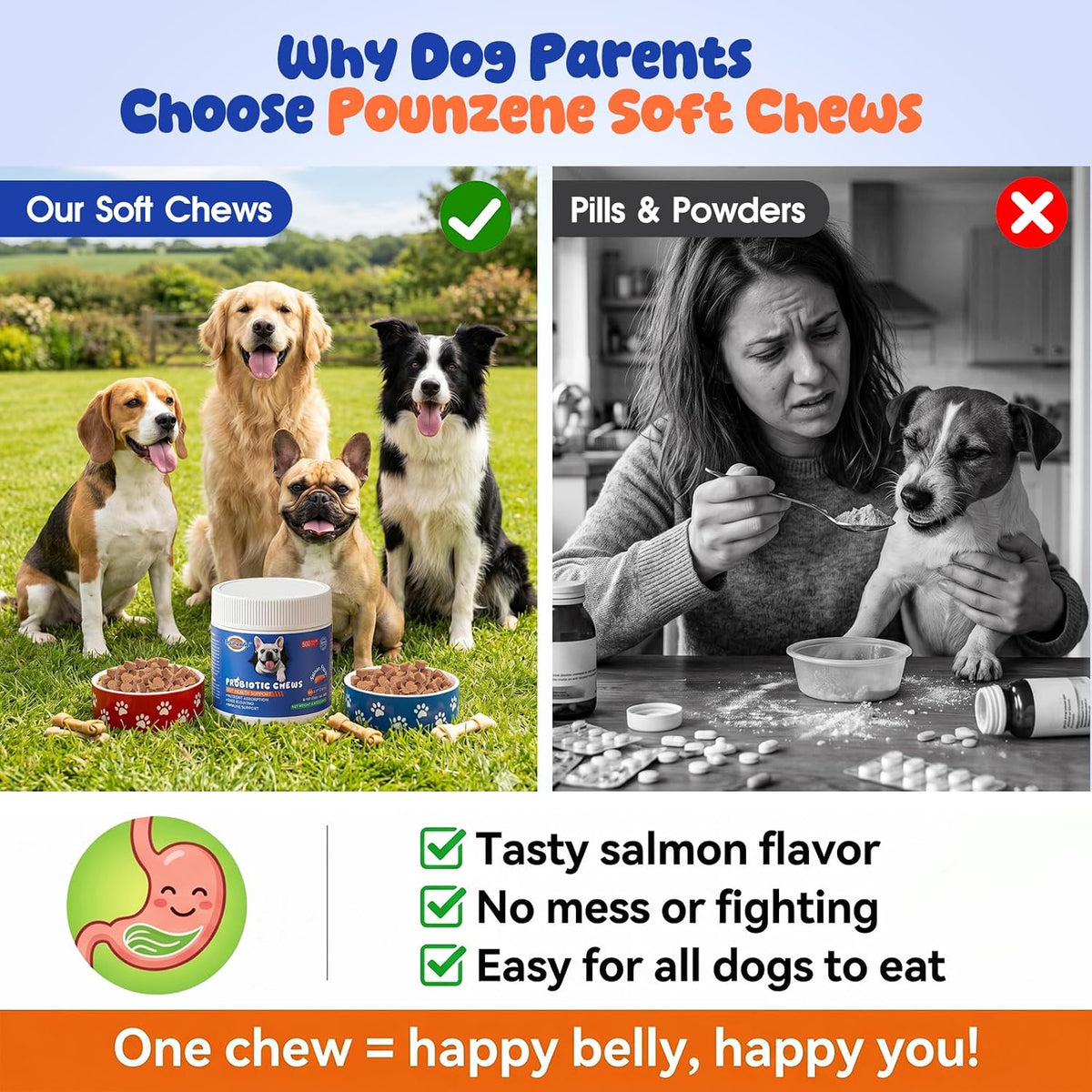 Dog Allergy Itch Chew, Skin Relief & Seasonal Support, Bacon 120ct