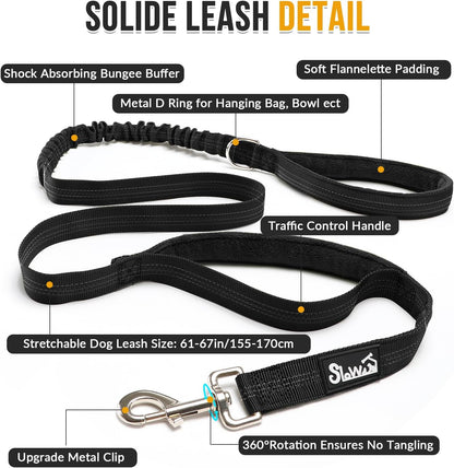 No Pull Dog Harness and Leash Set - Heavy Duty, Soft Padded