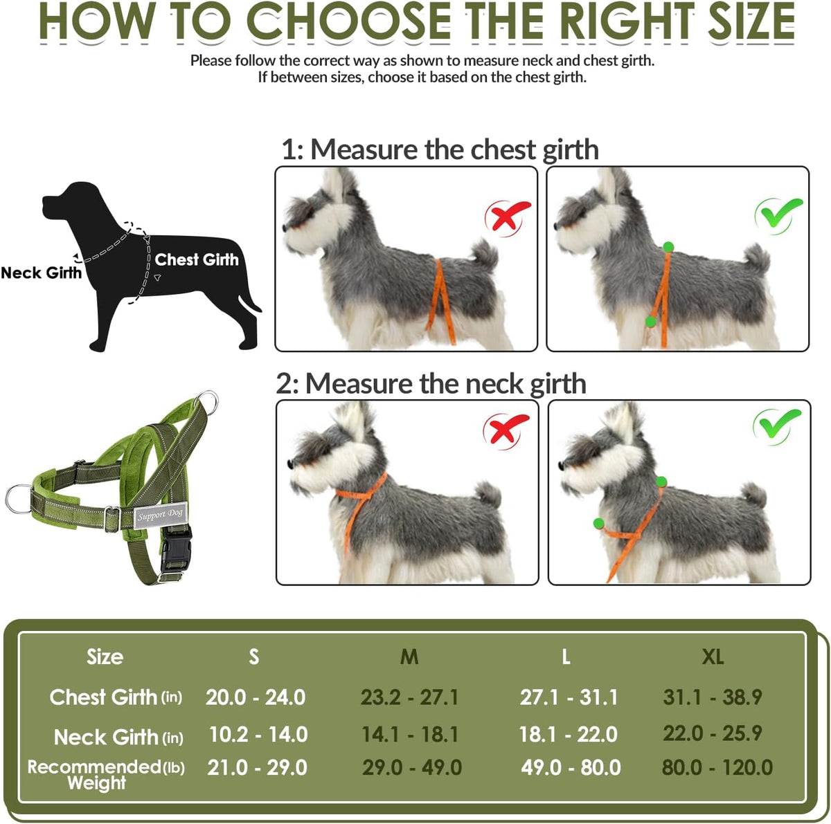 No Pull Dog Harness and Leash Set - Heavy Duty, Soft Padded