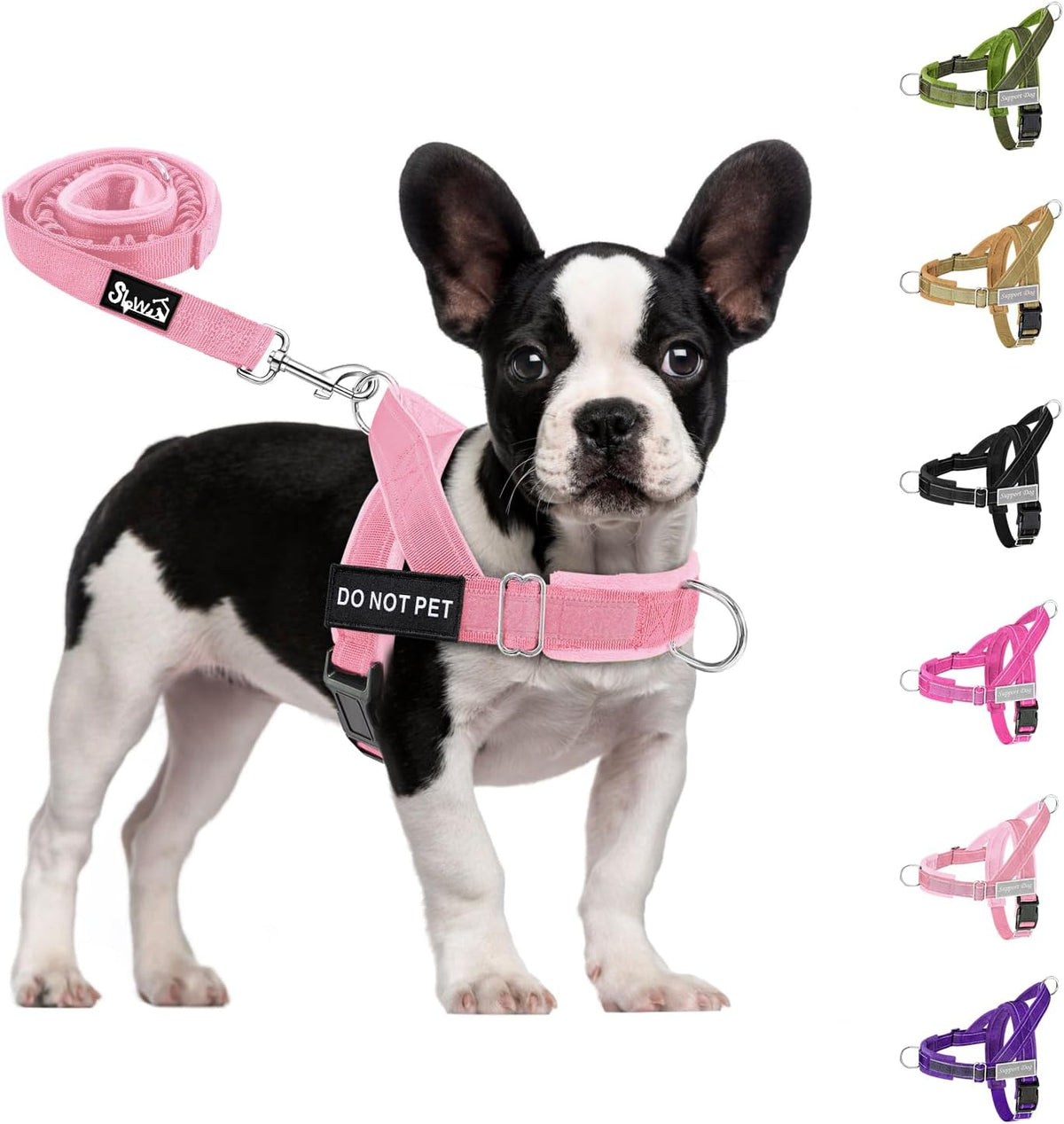 No Pull Dog Harness and Leash Set - Heavy Duty, Soft Padded