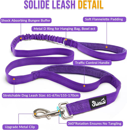 No Pull Dog Harness and Leash Set - Heavy Duty, Soft Padded