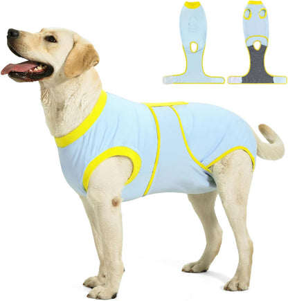 Recovery Suit for Dogs Cats After Surgery, Cone Alternative, Pink, M