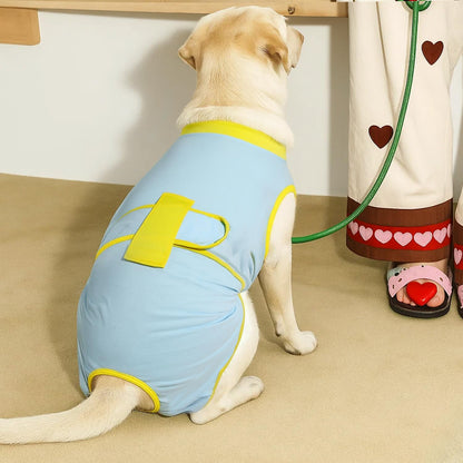 Recovery Suit for Dogs Cats After Surgery, Cone Alternative, Pink, M