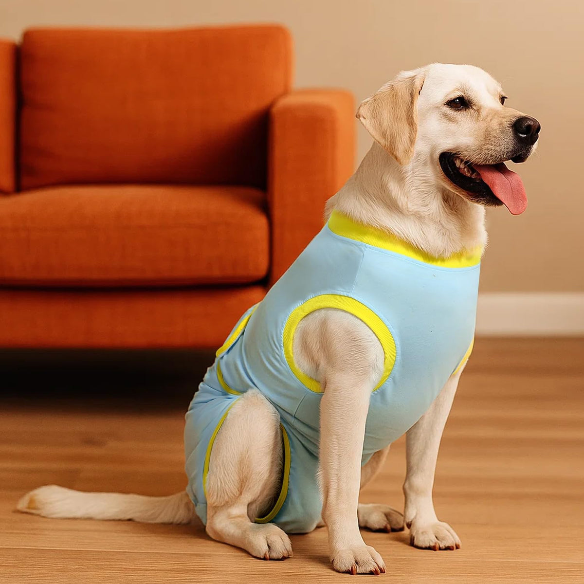 Recovery Suit for Dogs Cats After Surgery, Cone Alternative, Pink, M