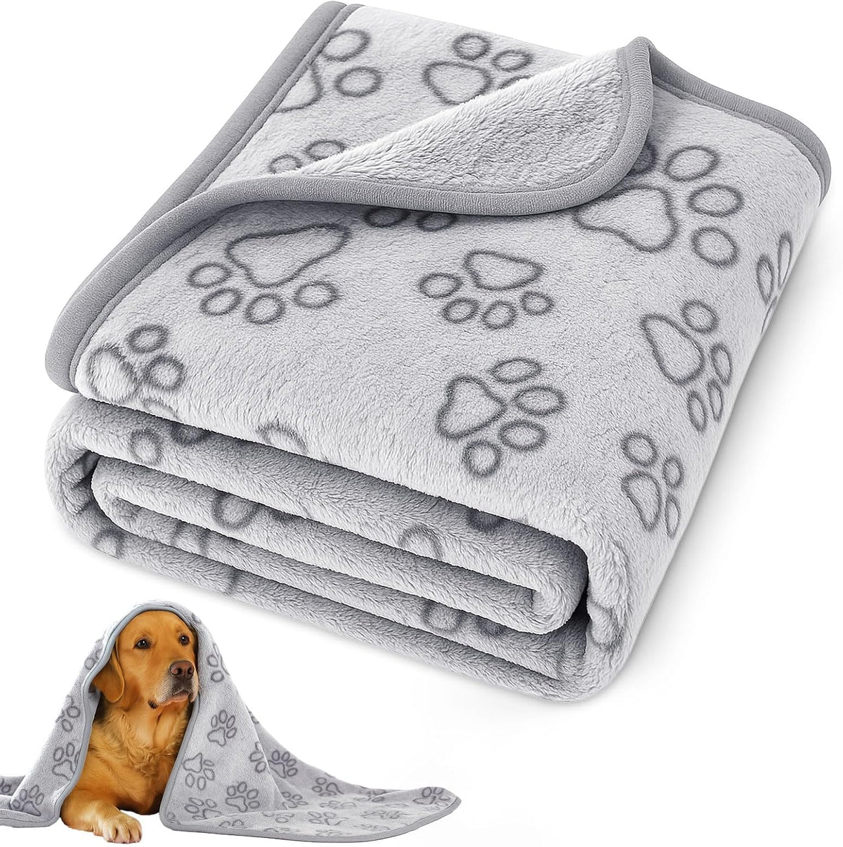 41" x 30" Dog Blankets for Medium Dogs, Cat, Premium Soft Dog Blankets