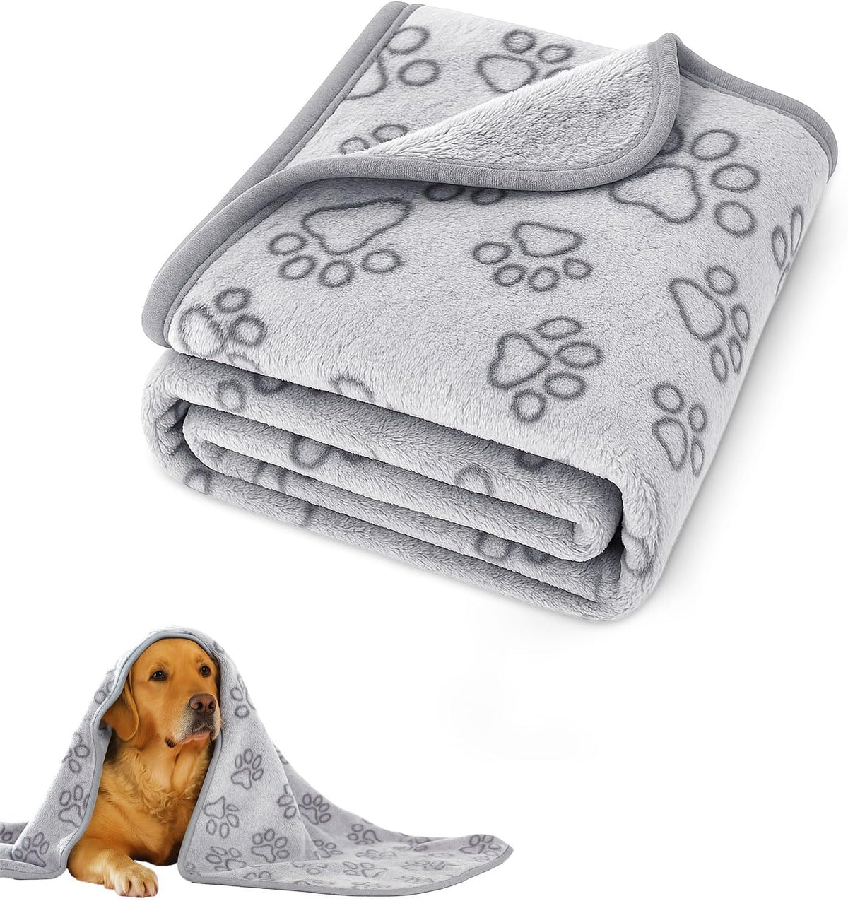 41" x 30" Dog Blankets for Medium Dogs, Cat, Premium Soft Dog Blankets