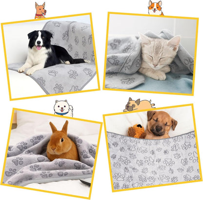 41" x 30" Dog Blankets for Medium Dogs, Cat, Premium Soft Dog Blankets