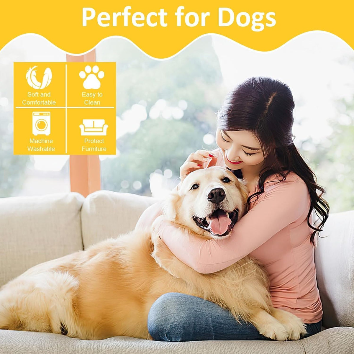 41" x 30" Dog Blankets for Medium Dogs, Cat, Premium Soft Dog Blankets