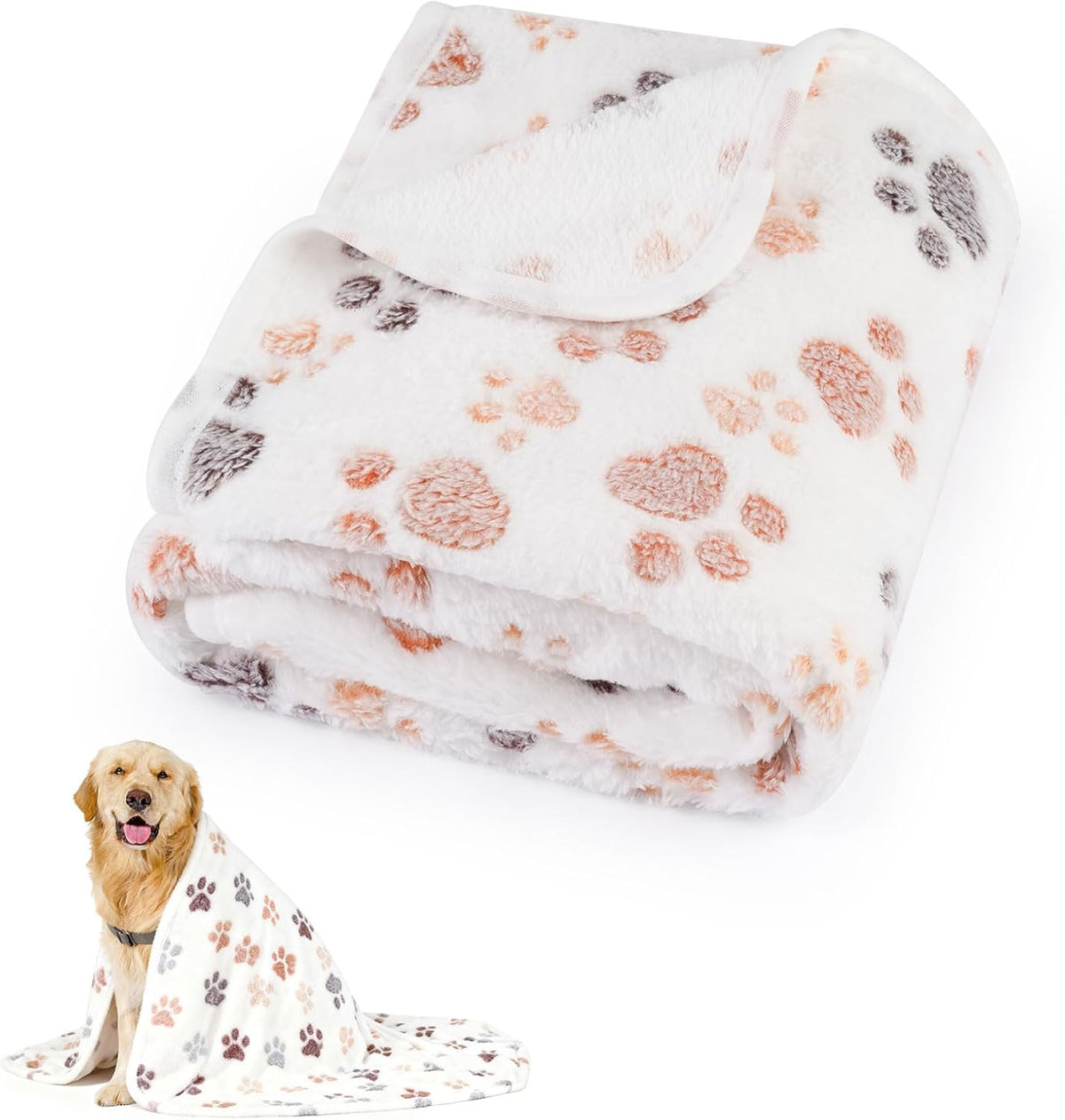 41" x 30" Dog Blankets for Medium Dogs, Cat, Premium Soft Dog Blankets