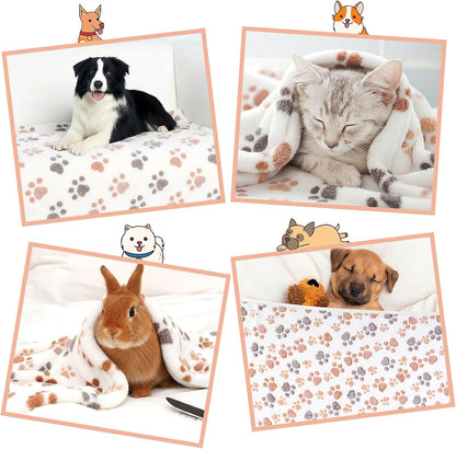 41" x 30" Dog Blankets for Medium Dogs, Cat, Premium Soft Dog Blankets