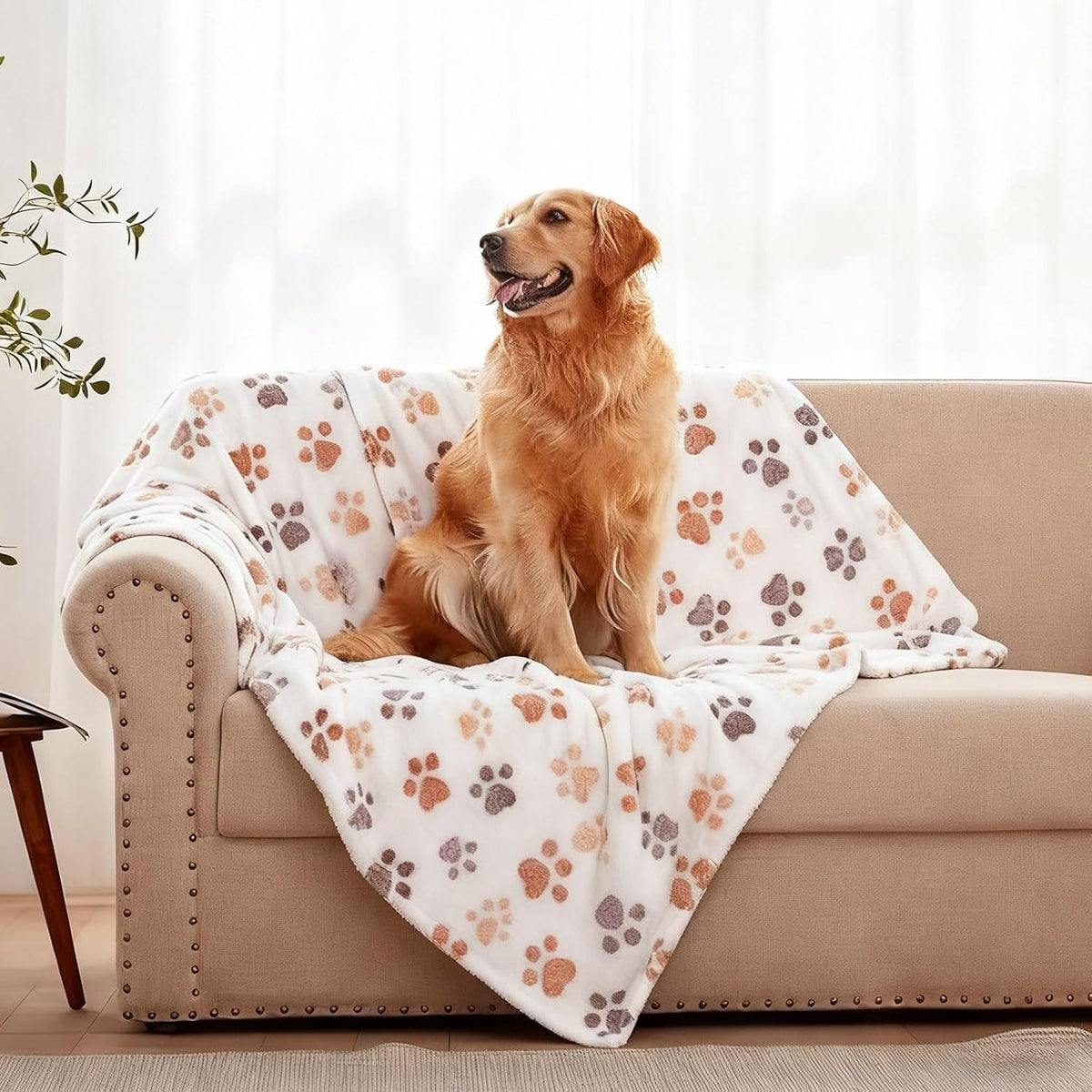 41" x 30" Dog Blankets for Medium Dogs, Cat, Premium Soft Dog Blankets