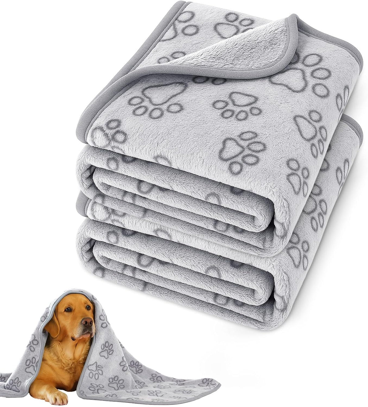 41" x 30" Dog Blankets for Medium Dogs, Cat, Premium Soft Dog Blankets