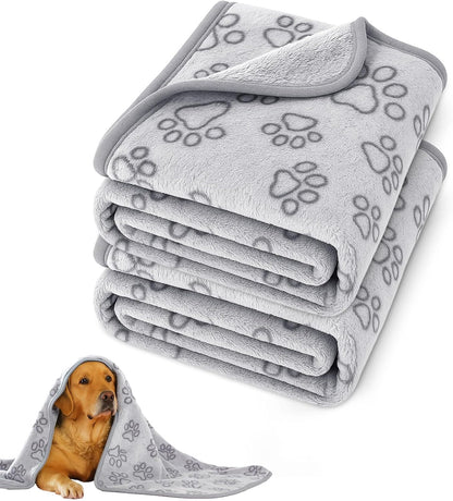 41" x 30" Dog Blankets for Medium Dogs, Cat, Premium Soft Dog Blankets