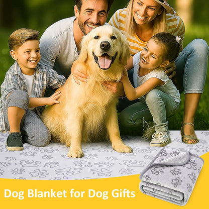 41" x 30" Dog Blankets for Medium Dogs, Cat, Premium Soft Dog Blankets