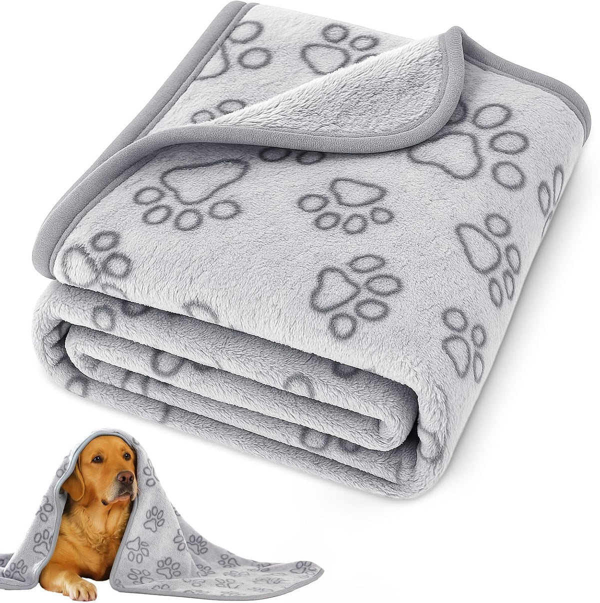 41" x 30" Dog Blankets for Medium Dogs, Cat, Premium Soft Dog Blankets