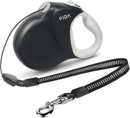 Upgraded Retractable Dog Leash, 30ft, Heavy Duty, Black