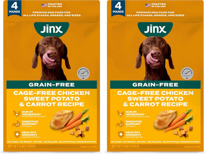Grain Free Dry Dog Food - Real Lamb, Sweet Potato & Carrot, 4lb