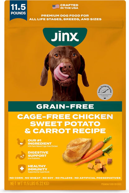 Grain Free Dry Dog Food - Real Lamb, Sweet Potato & Carrot, 4lb