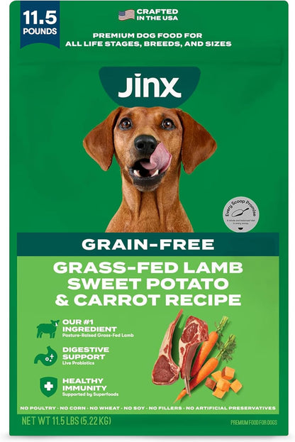 Grain Free Dry Dog Food - Real Lamb, Sweet Potato & Carrot, 4lb