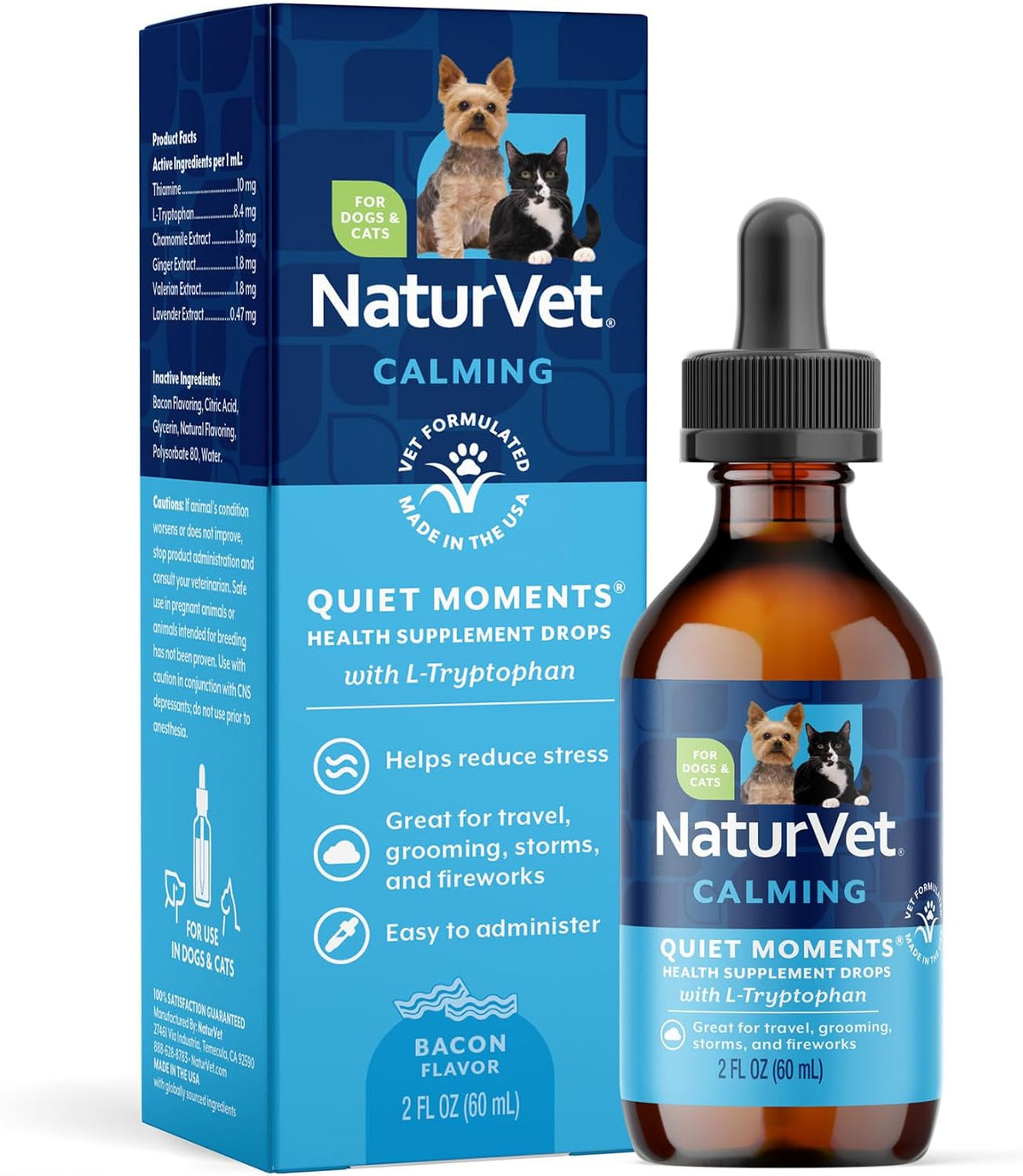 Quiet Moments Calming Plus Hemp Dog Supplement - 180 Soft Chews