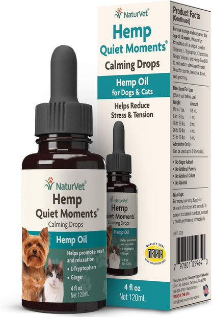 Quiet Moments Calming Plus Hemp Dog Supplement - 180 Soft Chews