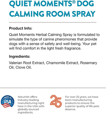 Quiet Moments Calming Plus Hemp Dog Supplement - 180 Soft Chews