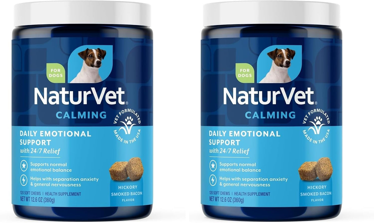 Quiet Moments Calming Plus Hemp Dog Supplement - 180 Soft Chews