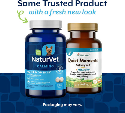 Quiet Moments Calming Plus Hemp Dog Supplement - 180 Soft Chews
