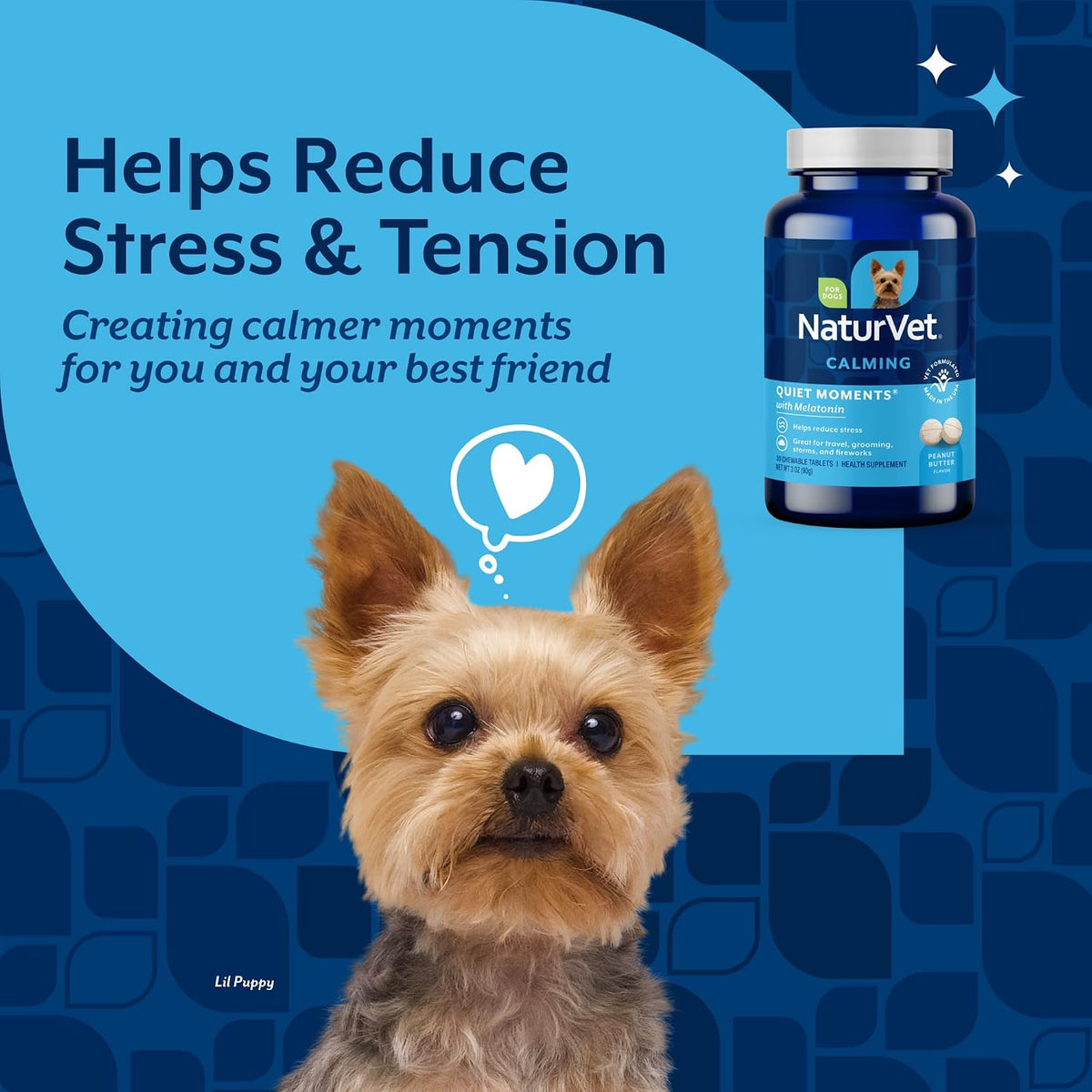 Quiet Moments Calming Plus Hemp Dog Supplement - 180 Soft Chews