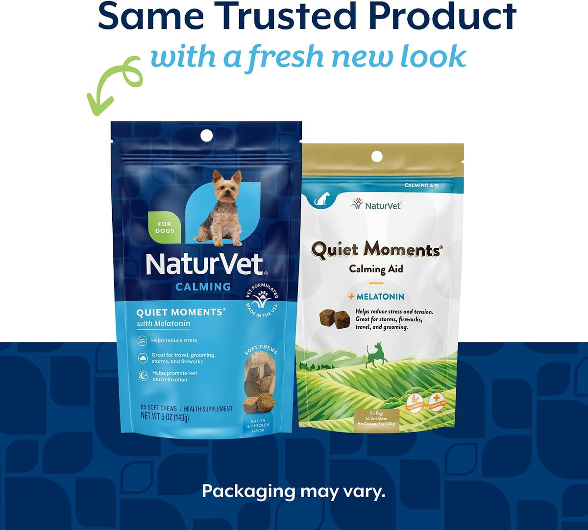 Quiet Moments Calming Plus Hemp Dog Supplement - 180 Soft Chews
