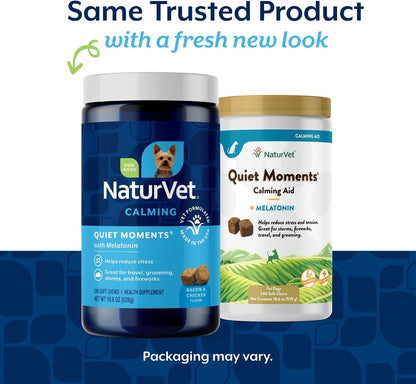 Quiet Moments Calming Plus Hemp Dog Supplement - 180 Soft Chews
