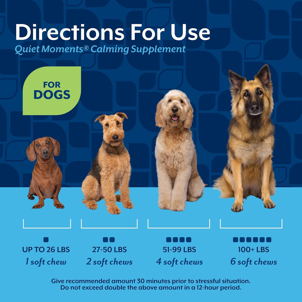 Quiet Moments Calming Plus Hemp Dog Supplement - 180 Soft Chews