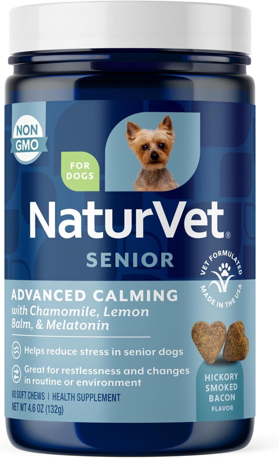 Quiet Moments Calming Plus Hemp Dog Supplement - 180 Soft Chews