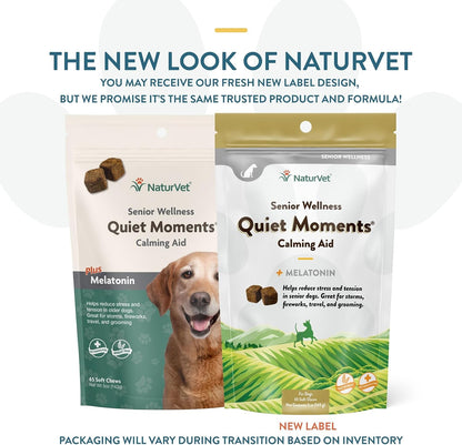 Quiet Moments Calming Plus Hemp Dog Supplement - 180 Soft Chews